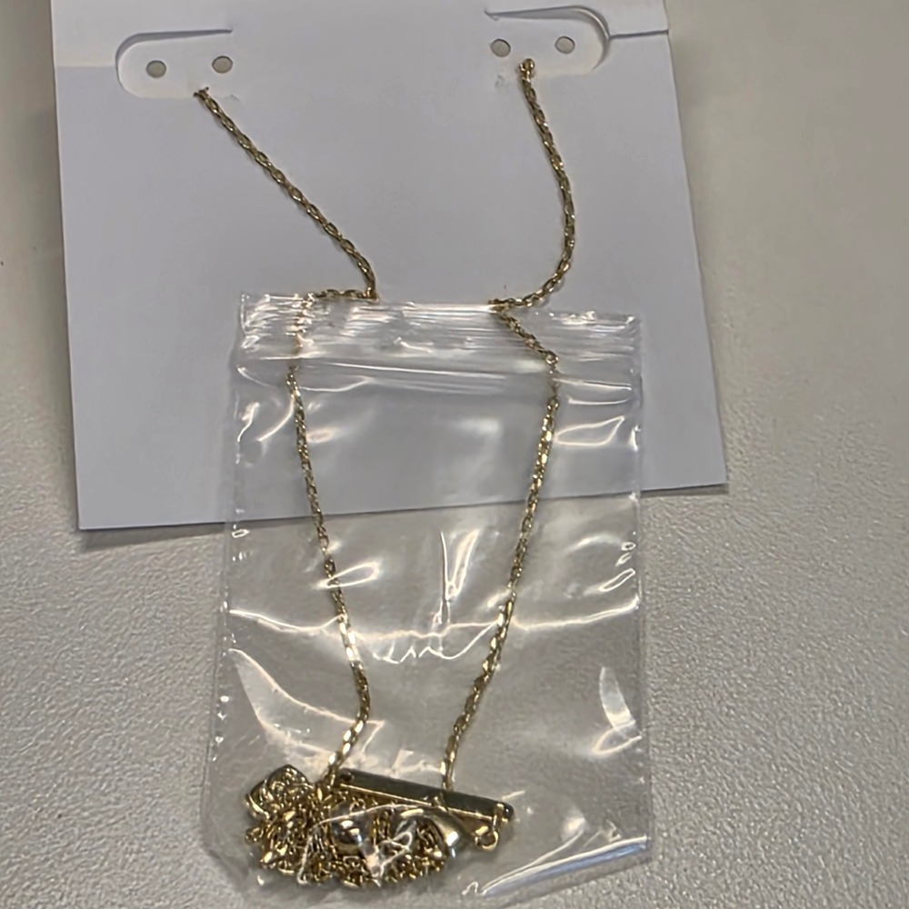 Kendra Scott x LoveShackFancy Pearl Bow Gold Necklace Limited Edition Pendant - Picture 3 of 8